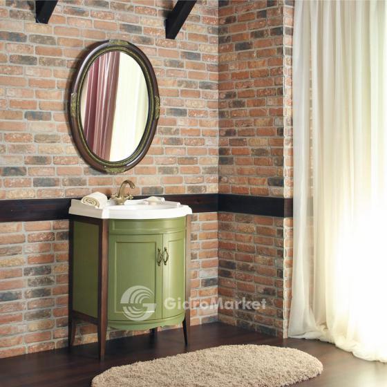 Фото товара Комплект мебели для ванной Atoll Неаполь verde