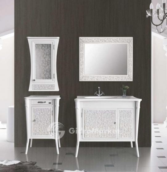Фото товара Комплект мебели для ванной Atoll Валенсия 100 ivory