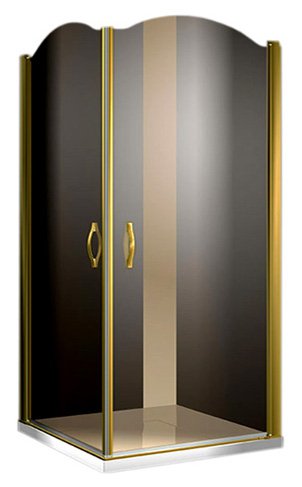 Фото товара Душевой уголок Sturm Eleganz 100 gold тонированное