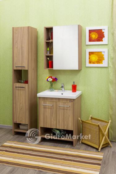 Фото товара Комплект мебели для ванной Sanflor Мехико 60 швейцарский вяз