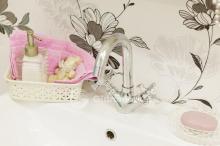 Фото товара Комплект мебели для ванной на опорах Sanflor Ксения 80