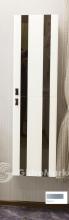 Фото товара Комплект мебели для ванной Sanflor Бэтта 80 с ящиками, белый с черными вставками/Тигода 80 (Сантек)